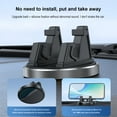 thumbnail image 4 of Car Phone Stand Suction Cup Instrument Panel 360 Metal Rotating Auto Navigation Shock Avoidance Car Stand, 4 of 8
