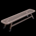 thumbnail image 5 of M and K Metal Designs LLC Grind Right Fingerboard Rail - School Yard Bench White, 5 of 6