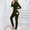 Army Green, variant on AOOCHASLIY Valentine's Day Women Pants Women's Fashion Solid Button Functional Buttoned Flap Adults Jumpsuit