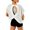 White, variant on EliteGoogv Crop Tops For Women Polka Dot Print Batwing Sleeve Back Cutout Women Tops Cropped Summer Casual Women Shirts Trendy Streetwear Crop Tees Navy XS