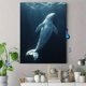 thumbnail image 4 of Qisvanset 12x16 Inch Beluga Whale Panoramic Canvas Wall Art, Marine Animal Scenery Art for Household Wall Decoration, 4 of 8