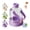 C - Purple, variant on 2026 Multifunctional Transparent Water Bottle Ice Maker with Ice Tray, 2-in-1 Ice Cubes Bottle with Handle, Press-Type Silicone Ice Cube Trays, for Travel Gym Camping Home Use