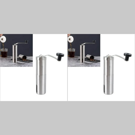 

Portable and Stylish Stainless Steel Coffee Grinder for On-the-Go Coffee Enthusiasts - Efficient Hand Grinder Preserving Freshness and Flavor of Coffee Beans - Must-Have Companion for Hom