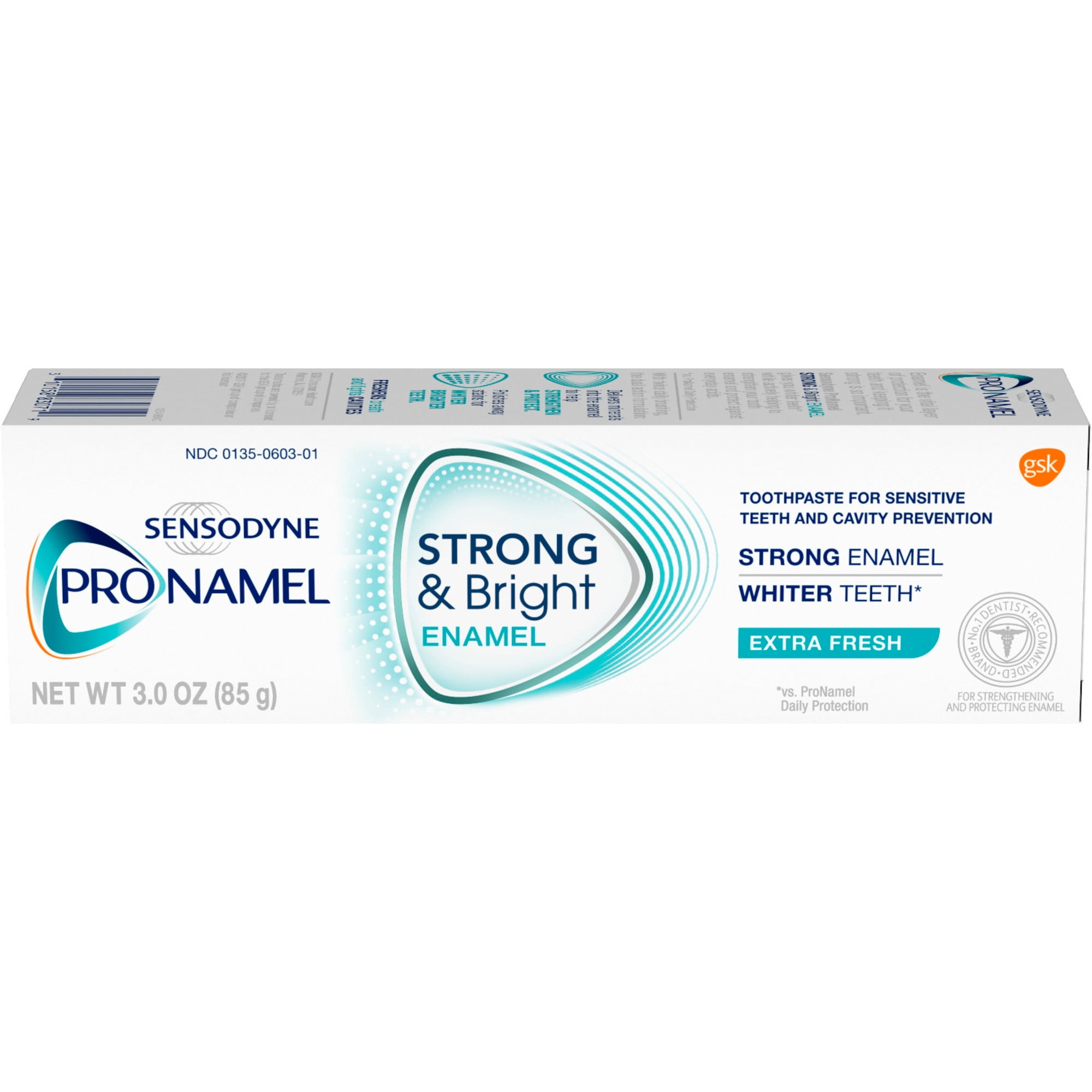 Sensodyne Pronamel Strong and Bright Enamel Sensitive Toothpaste, Extra