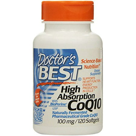 DB's High Absorption Coq10 w/ BioPerine (100 mg), 120 Softgels( Pack of