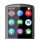 thumbnail image 2 of Bluetooth MP3/MP4 Player with FM Radio, Recorder, Clip, 1.77" Display, 128GB Support, 2 of 5
