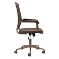 thumbnail image 2 of ZUO Vente aux Enchères Chaise de Bureau Modern en Espresso, 2 of 11