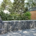 thumbnail image 1 of vidaXL Gabion Basket with Cover 200x50x50 cm Galvanised Iron, 1 of 5