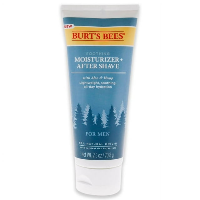 Hidratante calmante Plus para después del afeitado de Burts Bees para hombres - 2.5 oz para después del afeitado