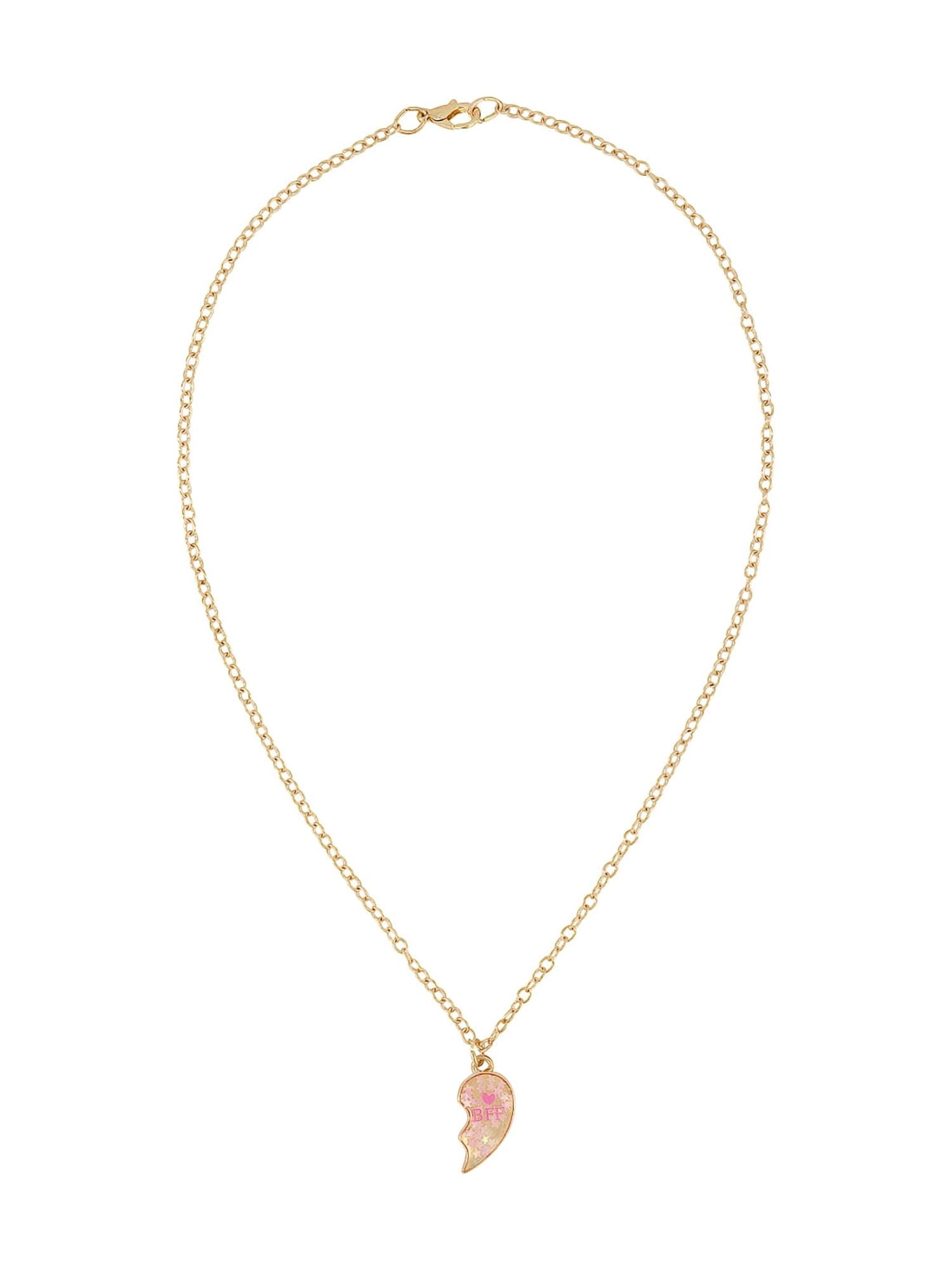 Claire's Best Friends Necklace Set - Heart, 2pcs