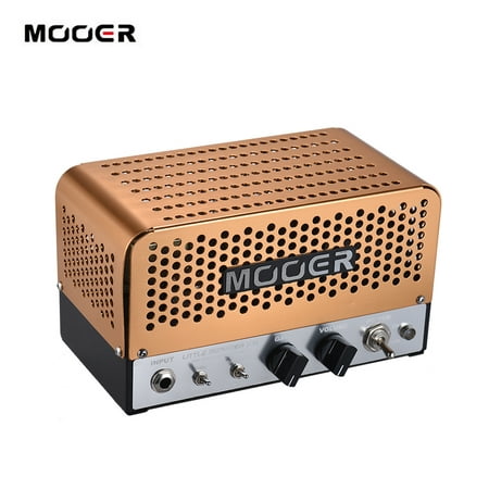 MOOER LITTLE MONSTER BM Mini 5W All-tube Guitar Amp Amplifier Head ECC83(12AX7) ECC81(12AT7) 6V6GT for 8Ω/ 16Ω Speaker with Carry
