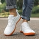 thumbnail image 5 of Zapatos Cross Trainer Minimalistas Descalzos para Senderismo Escalada 36 Blanco, 5 of 9
