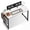 White, variant on EDX 31" Small Computer Desk with Metal Frame, Waterproof Surface & Storage Bag – Ideal for Bedroom or Small Spaces, Rustic Brown