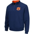 thumbnail image 2 of Men's Colosseum Navy Auburn Tigers Tortugas Logo Quarter-Zip Pullover Jacket, 2 of 3