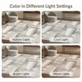 thumbnail image 7 of ODIKA 3'x5' Washable Accent Rug Minimalist Motif Neutral Tonal Blocks Geometric Beige Abstract Ivory Playful for Bedside, Nursery Room, Pet Friendly & Non-Shedding, 7 of 7