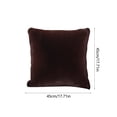 thumbnail image 3 of Decorative Throw Pillows, 17.7x17.7 Inch Square Pillow Covers, Polyester with Invisible Zipper, Washable for Sofa, Couch, Bed, and Porch Decor, 3 of 6