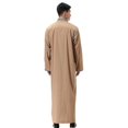 thumbnail image 3 of Hombres Islámicos Sauditas Musulmanes Túnica Larga Dubai Árabe Thobe Kaftan Ropa, 3 of 4