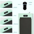 thumbnail image 4 of 2.5HP Walking Pad Under Desk Treadmill, 2 In 1 Folding Treadmill with Remote Control, LED Display Bluetooth and speaker, Green Running Machine for Home Gym Office, 265lbs Max, 4 of 10