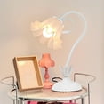thumbnail image 6 of Flower Table Lamp, Bedside Lamp, Flower Lamp, Three-Color Mode, Living Room Bedroom Room Lighting Table Lamp, Home Decor (White), 6 of 7