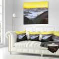 thumbnail image 2 of Designart Foggy Sunrise Over Mountains - Landscape Printed Throw Pillow - 18x18, 2 of 4
