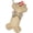 Khaki Snowflake, variant on 1PCS New Linen Large Christmas Stocking for Dogs Cats Pets Jute Natural Burlap Dog Bone Shape Hanging Dog Christmas Stocking
