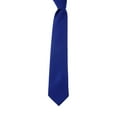 thumbnail image 2 of NYFASHION101 Men's Solid Color Polyester Tie PS36-Royal Blue, 2 of 3
