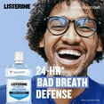 thumbnail image 3 of Listerine Breath Defense Alcohol-Free Mouthwash Oral Care, Smooth Mint, 1 L, 3 of 9