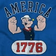 thumbnail image 2 of Popeye The Sailor Man America 1776 Toddler Boy Girl T Shirt Infant Toddler Brisco Brands 2T, 2 of 6