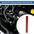 thumbnail image 2 of Unique Bargains 25mm ID Straight Coupler Silicone Hose 4 Layers of Cloth Intercooler Heater Turbocharger Air Intake Pipe Radiator Coolant Tube 305mm L Red Black, 2 of 7