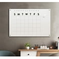 thumbnail image 4 of Parisloft Large Reusable Acrylic Wall Calendar, Clear Acrylic Monthly Wall Mounted Calendar, Month Planner for Home, Office, School, Task Organizer, 36 x 24 Inches, 4 of 4