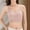 Pink, variant on Womens Bralette, Cotton Modal Wireless Bras for Women, Soft Breathable Lace, Lightweight Convertible Bra Straps Daily Wear, Wine One Size