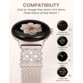 thumbnail image 2 of Wearlizer Braided Magnetic Band Compatible with Google Pixel Watch 4/3 41mm, Stretchy Nylon Watch Band for Women Men, Celtic Knot Jewelry Style Strap for Pixel Watch 2/1, 2 of 7