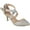 Grey, variant on Journee Womens Riva Pointed Toe Mid Heel Pumps, Widths Available