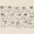 thumbnail image 2 of CafePress - Pugs Tote Bag - Unisex Canvas Tote Bag, Beige, 1-Piece, 2 of 6