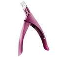 thumbnail image 1 of Cortaúñas, cortaúñas postizas para uñas acrílicas, cortador de uñas postizas, recortador de puntas de uñas para herramientas de manicura de uñas artificiales, fucsia, 1 of 7
