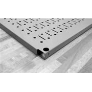 Wall Control Modular Pegboard Tool Organizer System - Wall-Mounted Metal Peg Board Tool Storage Unit for Pegboard Tiling (Orange Pegboard)