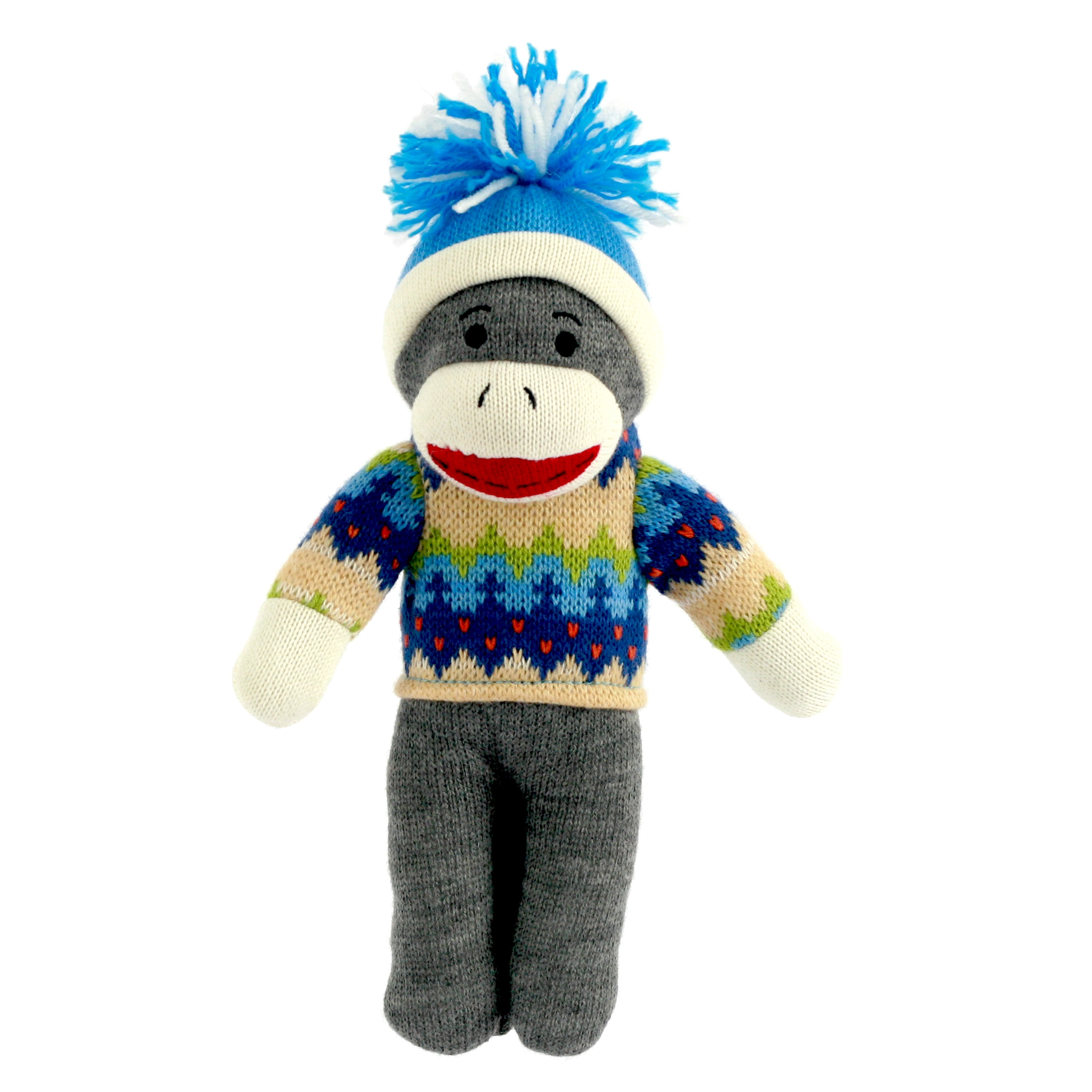 grey sock monkey