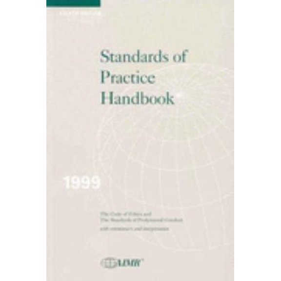 Pre-Owned Standards of Practice Handbook 1999 (Paperback) 0935015396 9780935015393