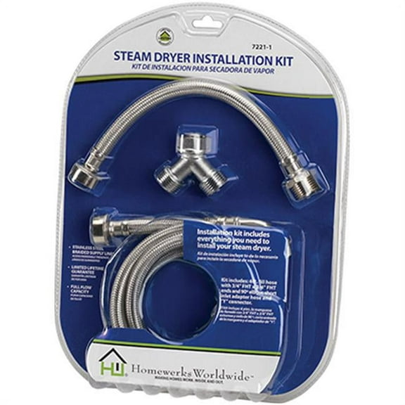 Homewerks 7221-1 Stainless Steel Steam Dryer Kit