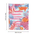 thumbnail image 3 of Creowell Coral Tapestry Wall Hanging for Bedroom Living Room Decor 30x40in, 3 of 5