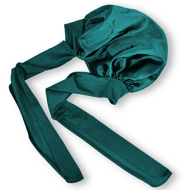 Mujeres dormir gorra pérdida de pelo cabezal cabeza envoltura nightcap reutilizable sombrero de dormir protector damas peinado salón barbería verde Inevent HA012716-03