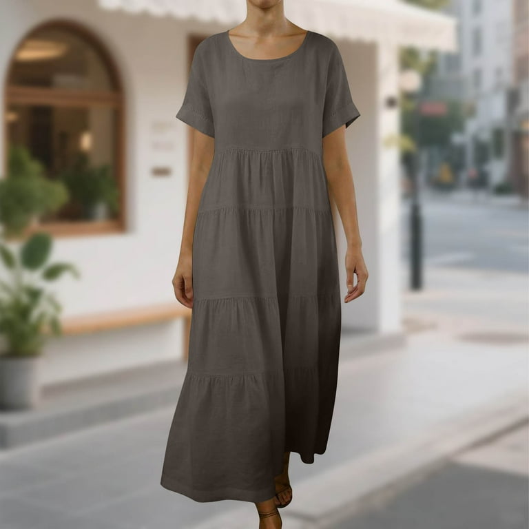 modest cotton dresses Women's Satin Dress 24559 hang or lay flat to dry Material STANDARD 100 by OEKO Modest Blue Dress For Women