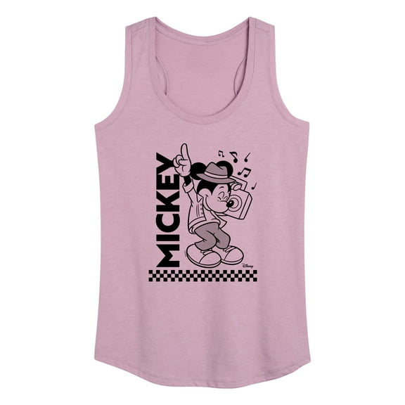 Disney - Mickey & Friends - Boombox & Jammin' Mickey - Women's Racerback Tank Top