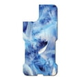 thumbnail image 3 of DistinctInk Custom SKIN / DECAL compatible with OtterBox Commuter for iPhone 11 (6.1" Screen) - Blue Feathers, 3 of 5