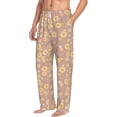 thumbnail image 2 of Xecao Cute Bee Men's Straight Lounge Pajama Pants: The Ultimate in Comfortable Sleepwear, 2 of 9