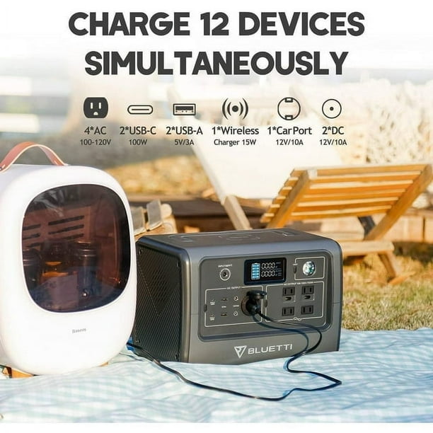Bluetti Portable Power Station,EB70S Solar Generator,716Wh