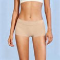 thumbnail image 2 of yboeqw Ladies Ice Silk Seamless Panties Thin Breathable No Show Mid Thigh Length Underwear Size M, 2 of 6