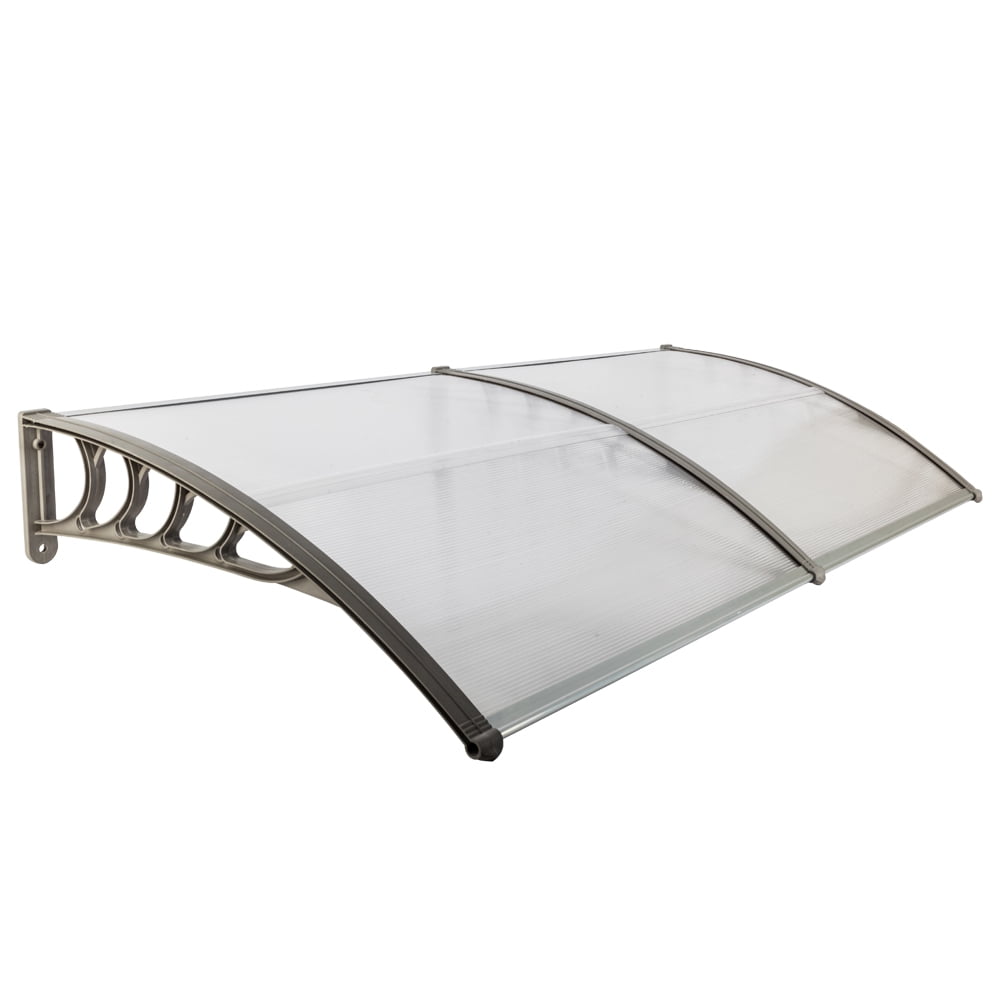 80" x 40" Window Awning Outdoor Polycarbonate Door Patio Sun Shade Cover Canopy 