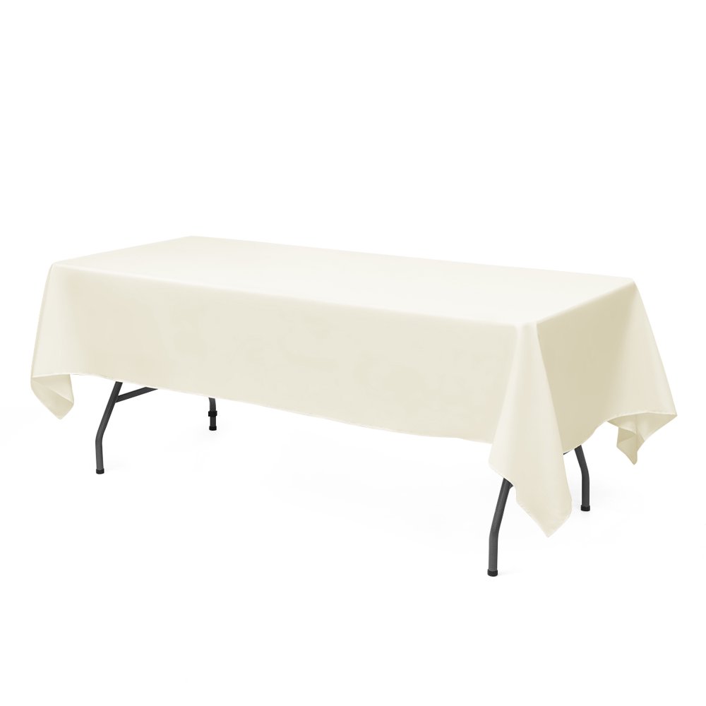 Topbuy 10Piece Rectangle Polyester Tablecloth Machinewashable Table