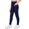thumbnail image 3 of Resicozy Girls Athletic Leggings with Pockets High Waisted Yoga Pants for Kids Dance Running Workout Tights 3-12 Years 120, 3 of 4